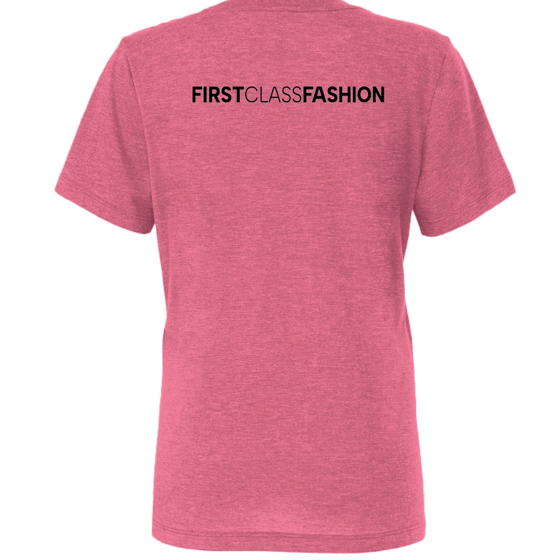 Char Pink Triblend - BACK