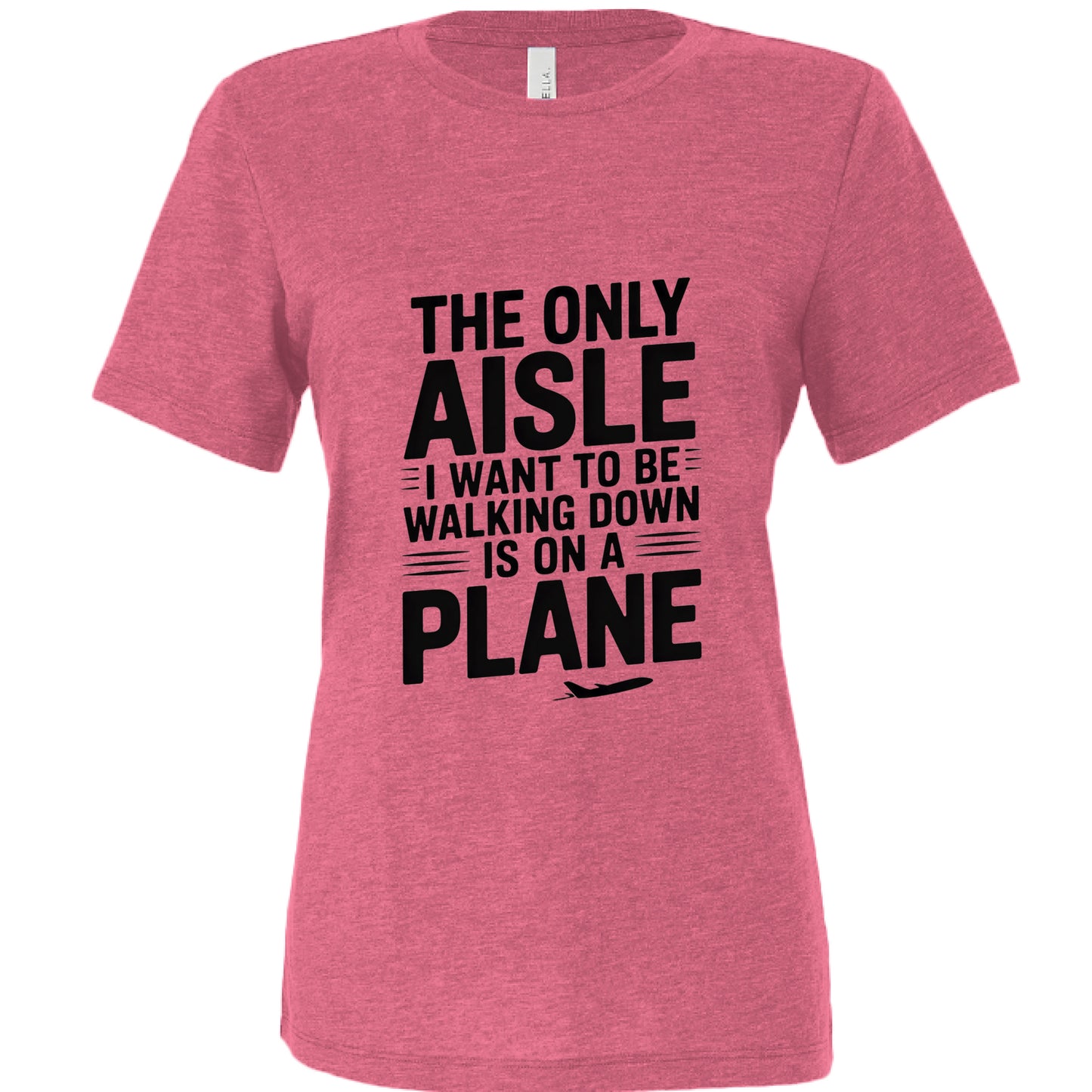 Char Pink Triblend - FRONT