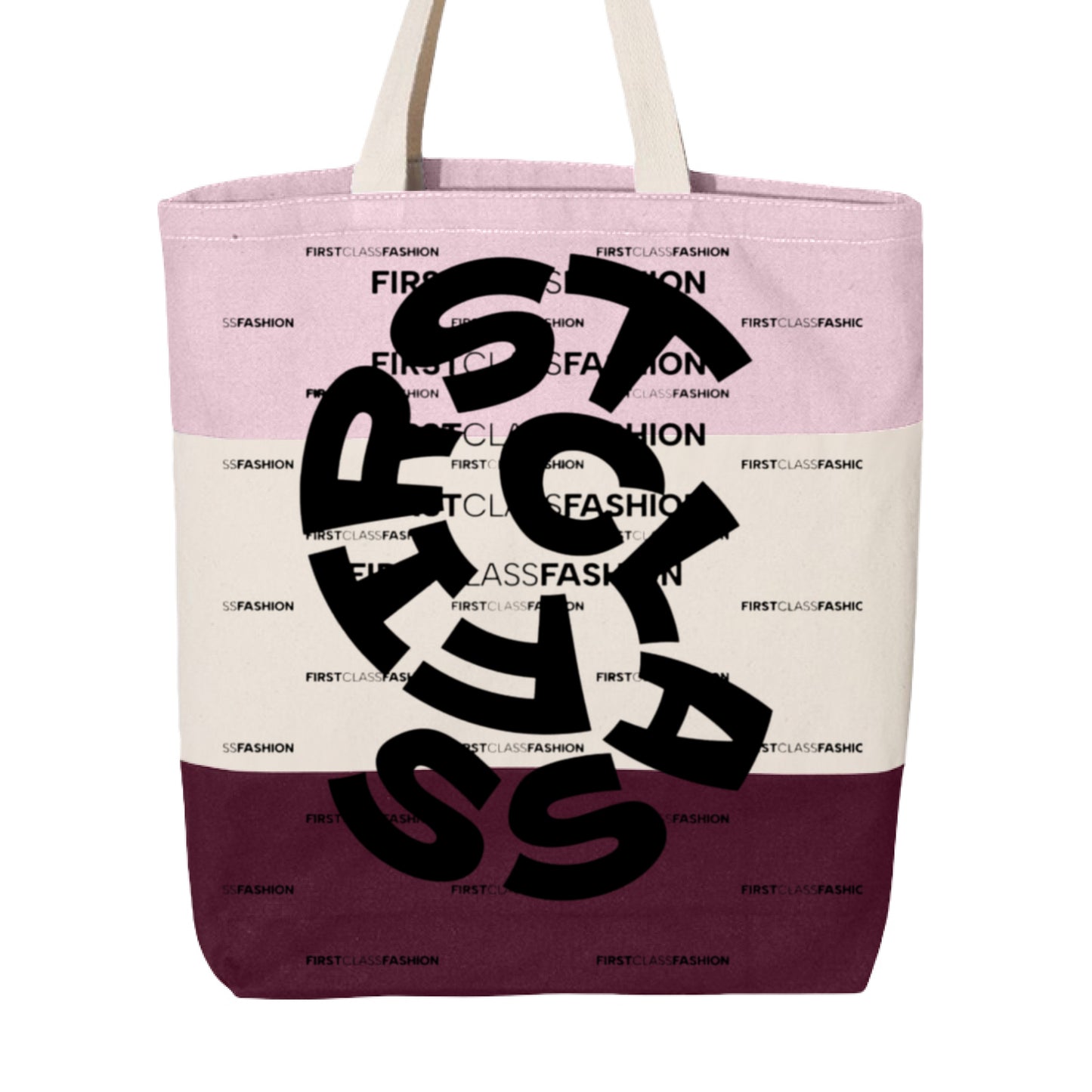 Maroon/ Natural/ Light Pink - FRONT